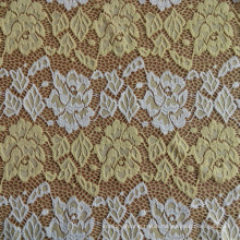 Single Dyed Brocade Lace Fabric